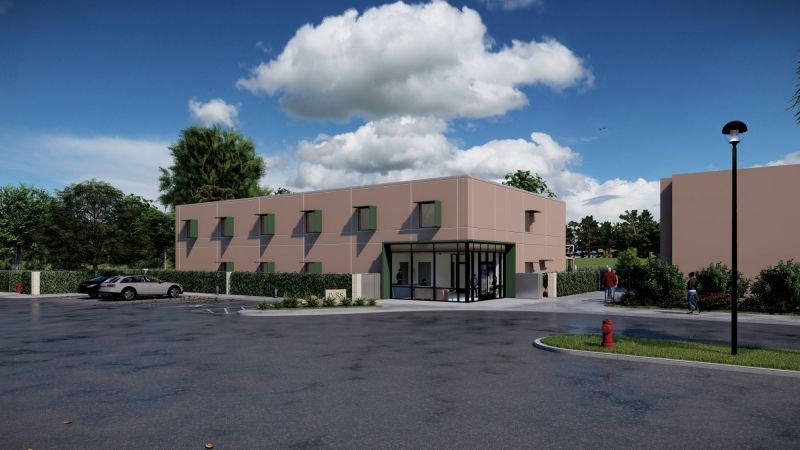 Render of building