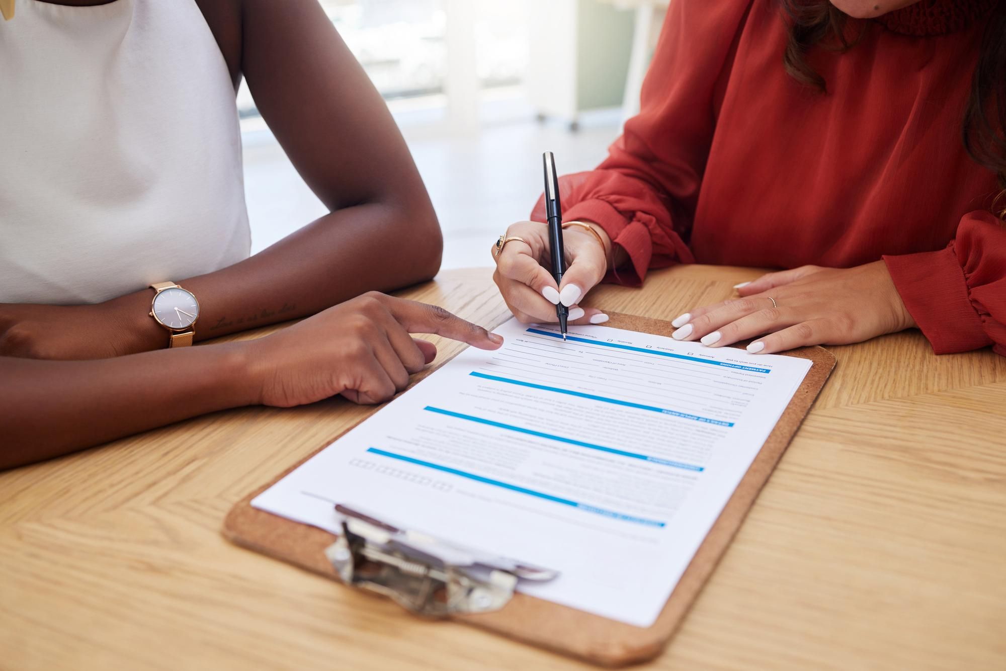 Person signing documents